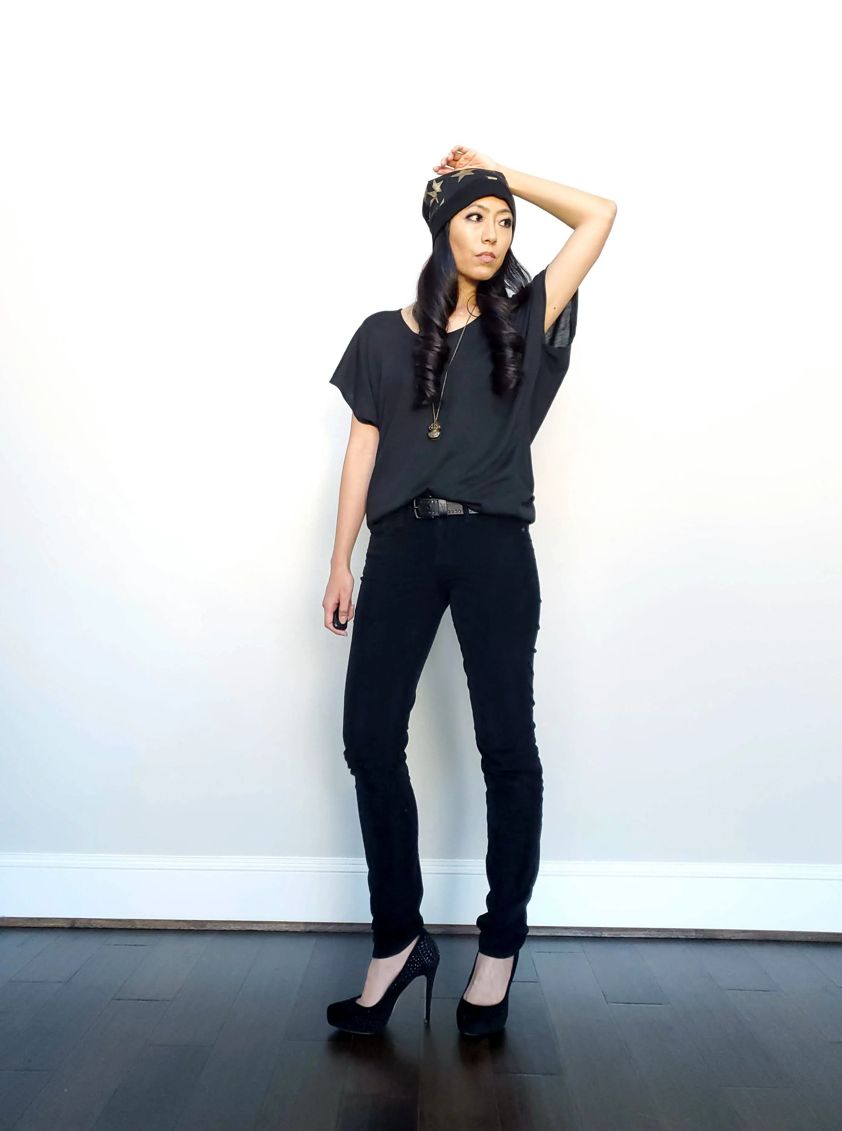Black Dolman Top