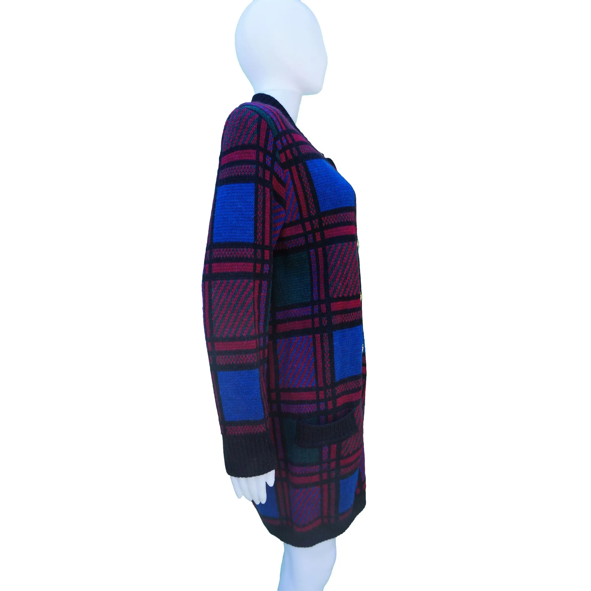 CÉLINE LONG KNIT SWEATER VINTAGE JACKET COAT