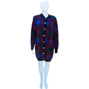 CÉLINE LONG KNIT SWEATER VINTAGE JACKET COAT