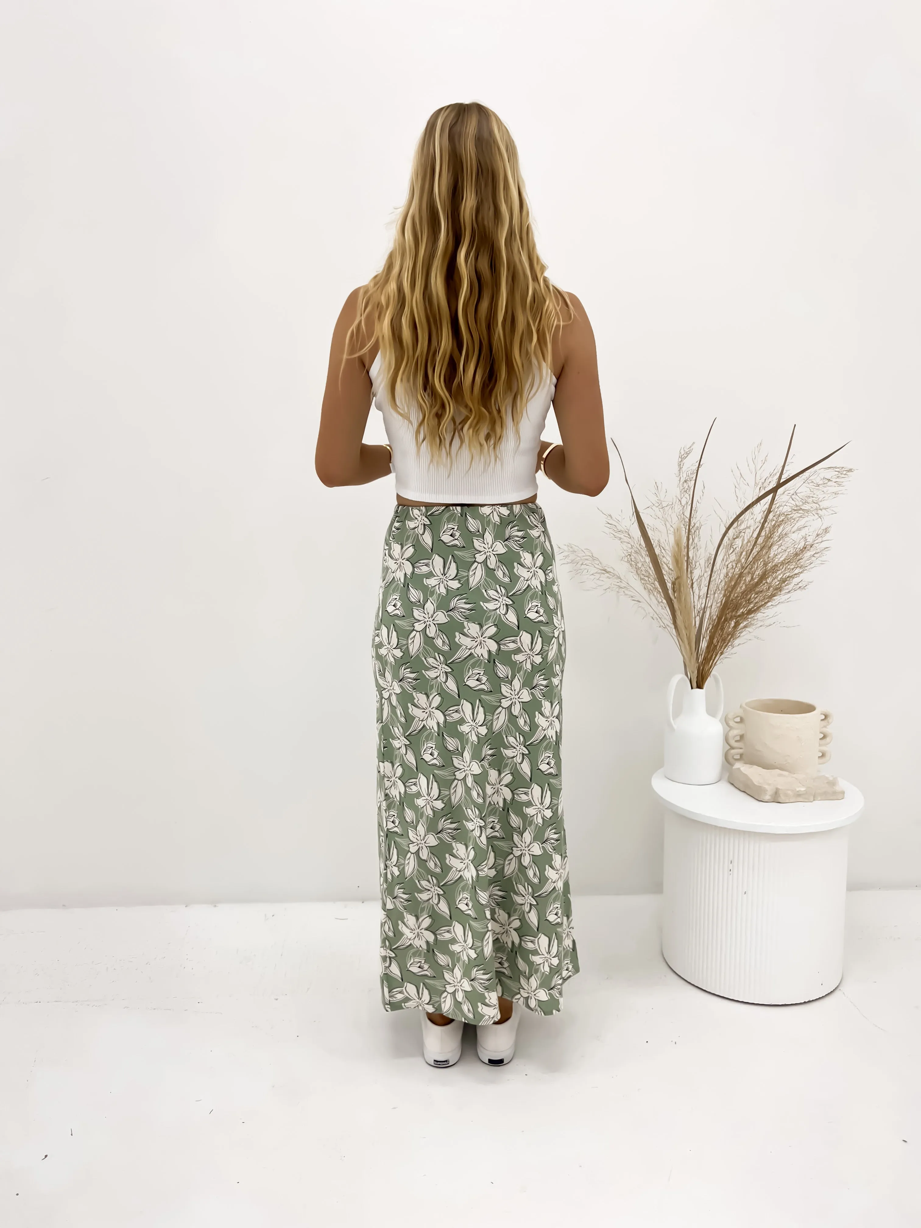 Eden Maxi Skirt Sage