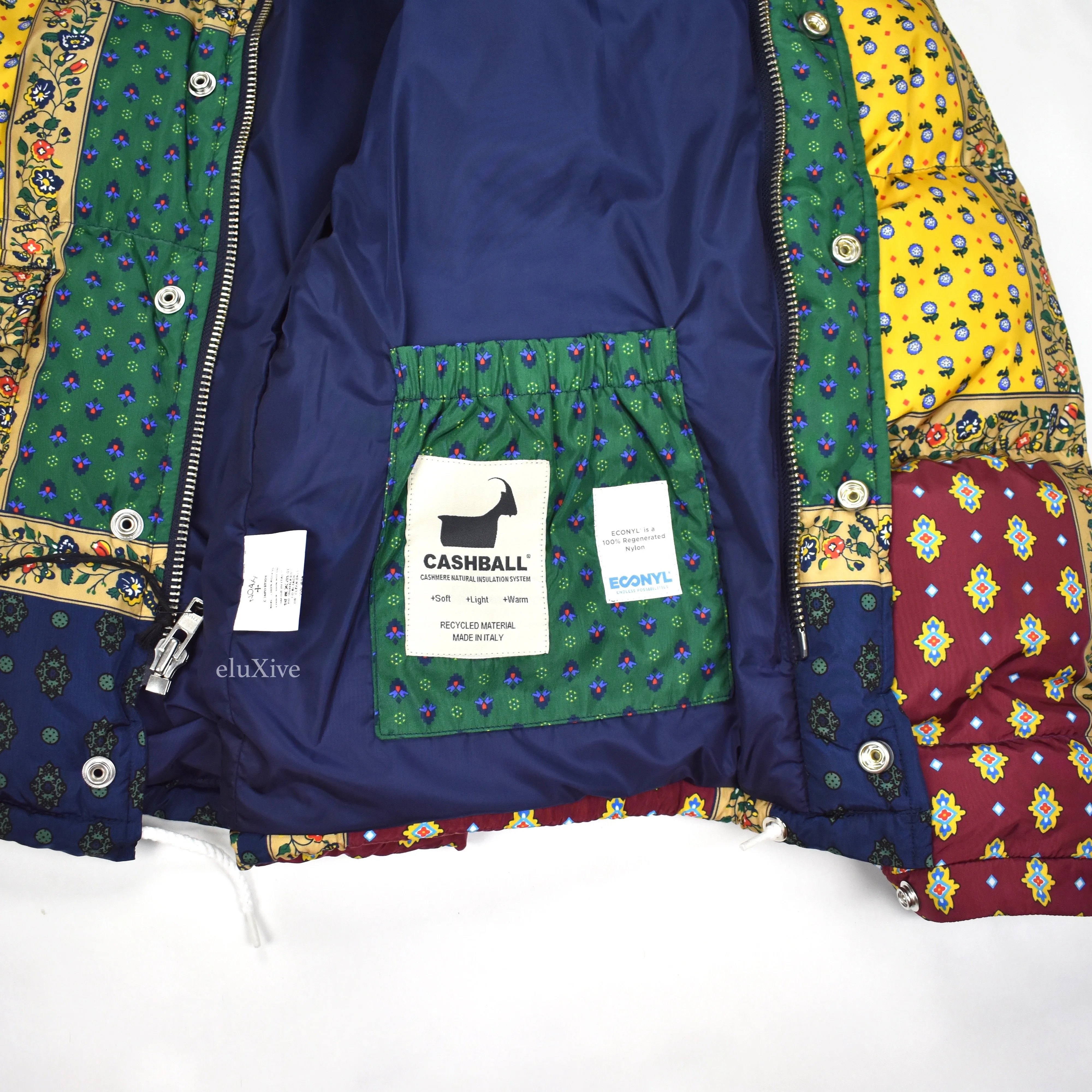 Noah - Paisley Provence Cashball Puffer Jacket