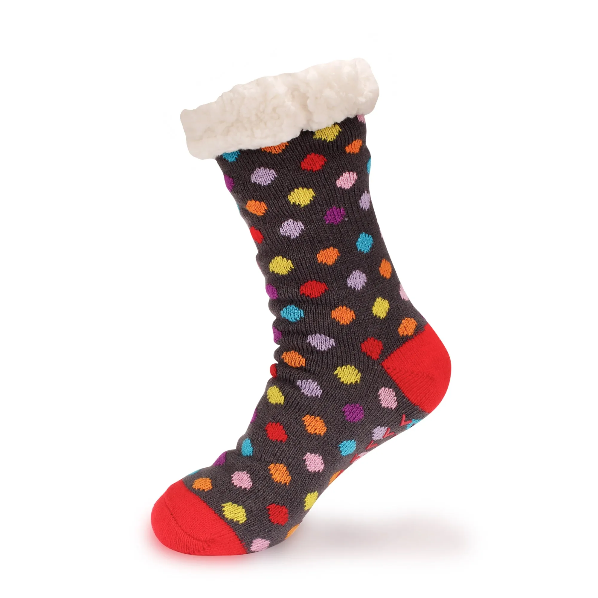 Women's Classic Winter Fleeced Thermal Cabin Crew Socks - 1 Pair